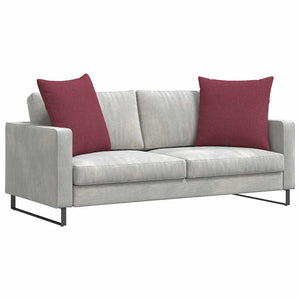 Sofakissen 2er Set Weinrot 60x60 cm