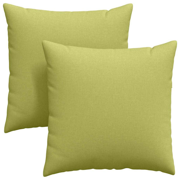 Sofakissen 2er Set Hellgrün 60x60 cm