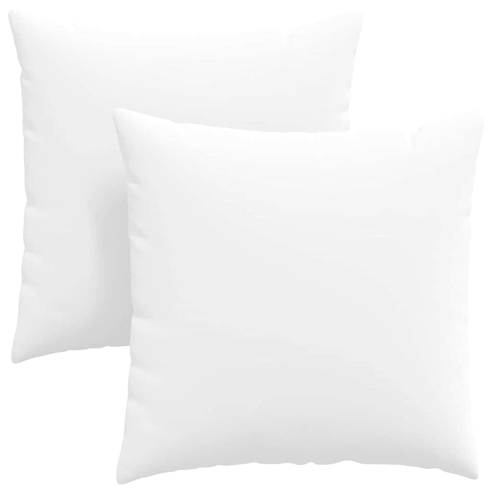 Sofakissen 2er-Set Weiß 60x60 cm