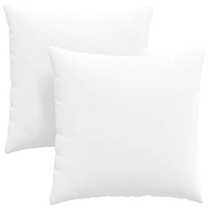 Sofakissen 2er-Set Weiß 60x60 cm