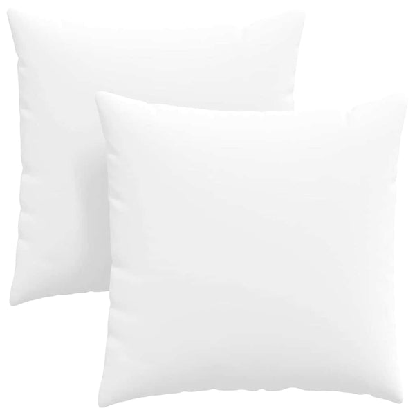 Sofakissen 2er-Set Weiß 60x60 cm