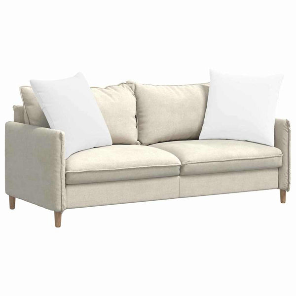 Sofakissen 2er-Set Weiß 60x60 cm