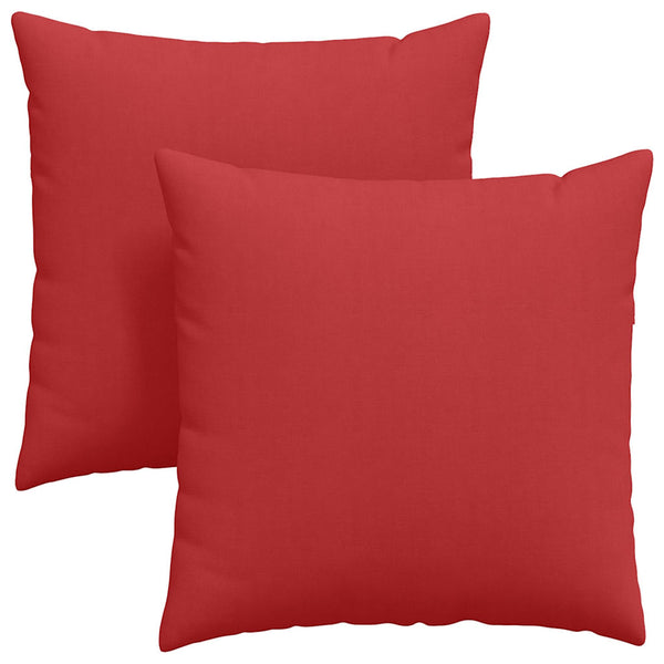 Sofakissen 2er Set Rot 60x60 cm