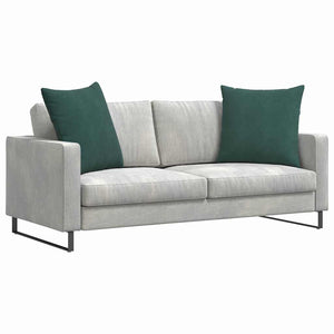 Sofakissen 2er Set Dunkelgrün Cord 60x60
