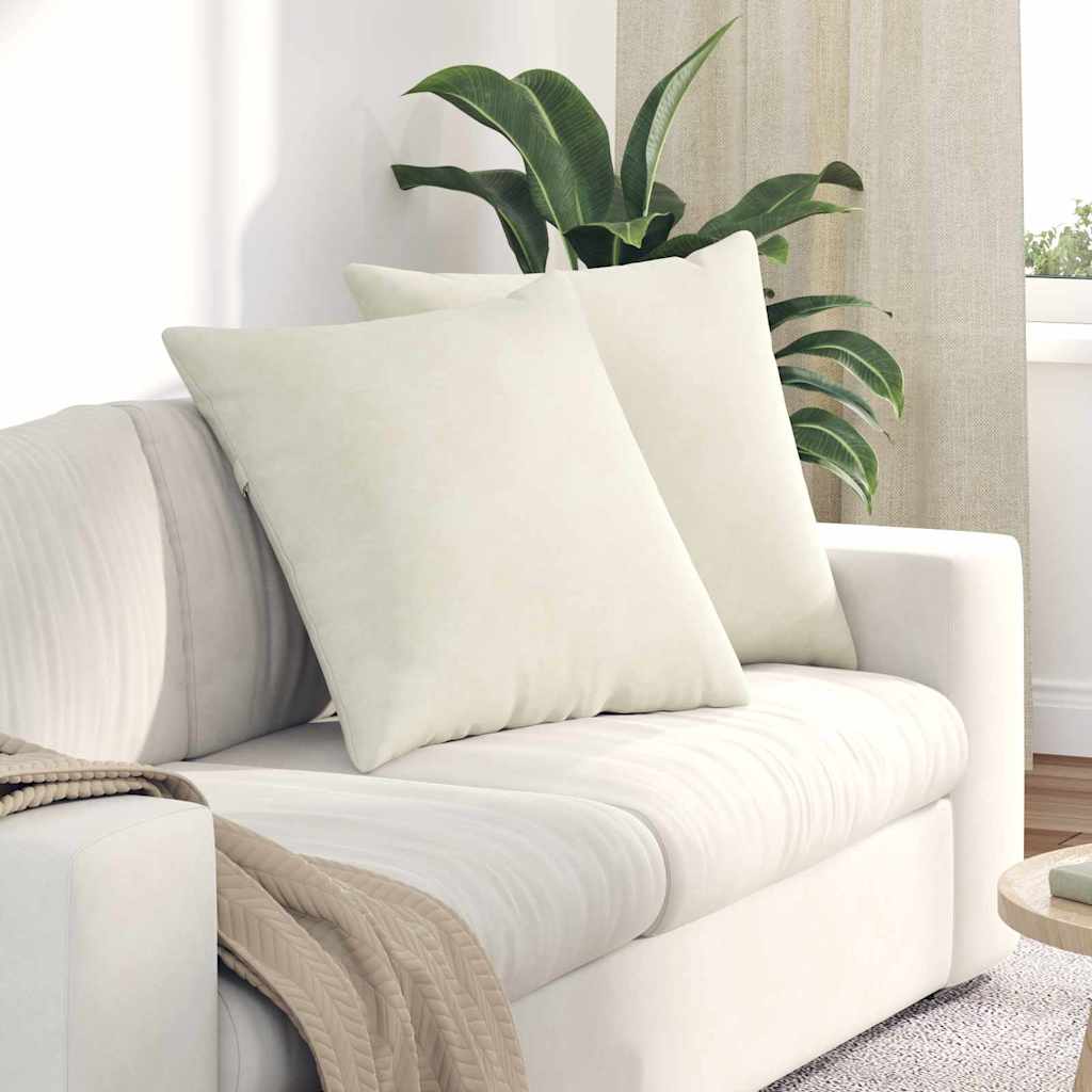 Sofakissen Creme Cord 60x60cm 2er-Set