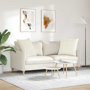 Sofakissen Creme Cord 60x60cm 2er-Set