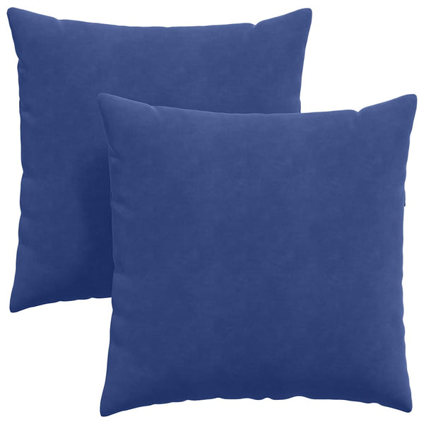 Sofakissen Polizeiblau Cord 60x60 cm 2er-Set