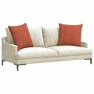 Sofakissen 2er Set Rot-Orange Cord 60x60