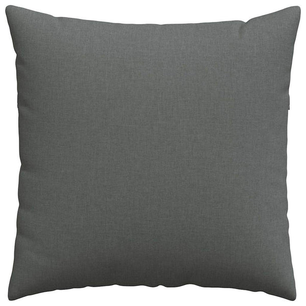 vidaXL Coussins de canapé 2 pcs Gris foncé 80 x 80 cm Tissu