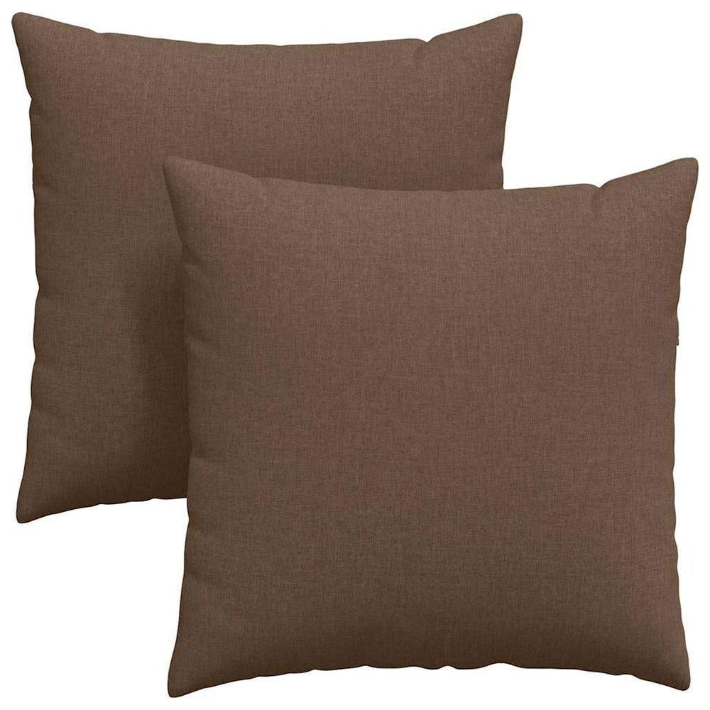 Sofakissen Braun 80x80 cm 2er-Set