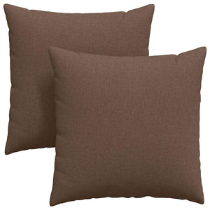 Sofakissen Braun 80x80 cm 2er-Set