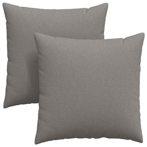 Sofakissen 2er-Set Taupe 80x80 cm