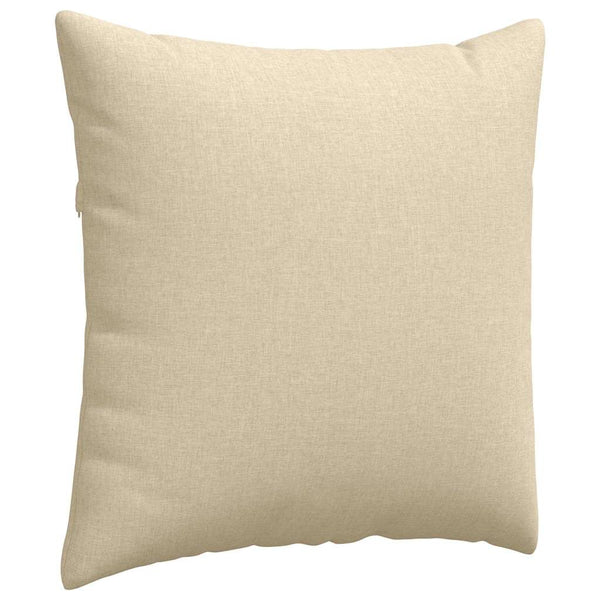 Sofakissen Creme 80x80 cm 2er Set
