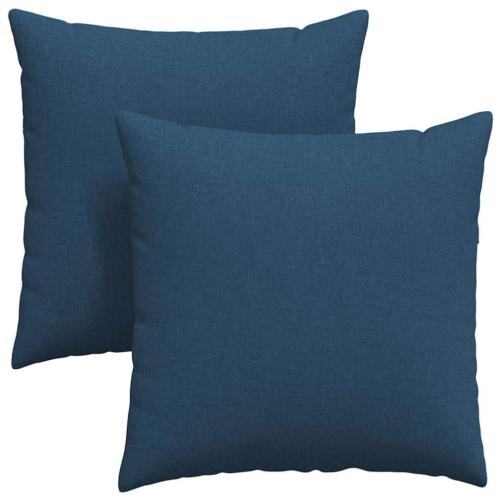 Blaue Sofakissen 80x80 cm, 2er-Set