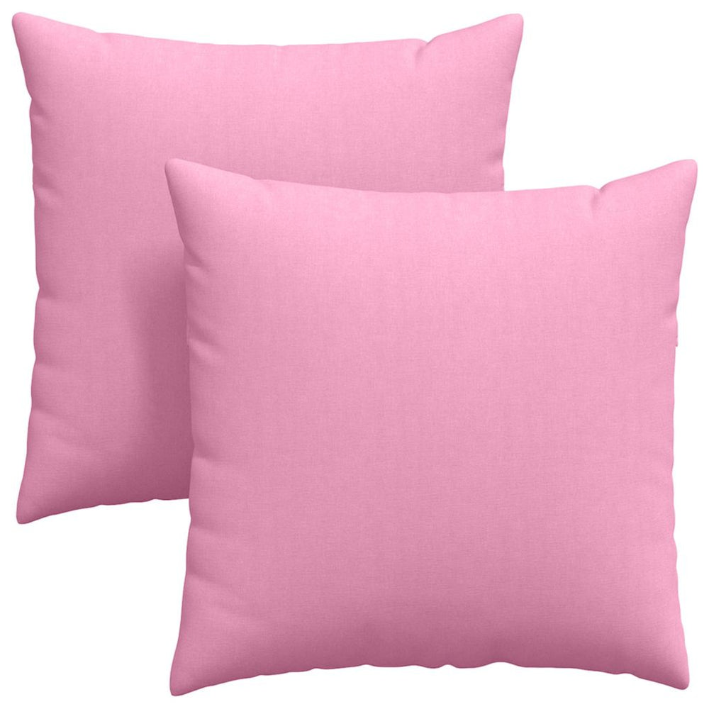 Sofakissen 2er Set Rosa 80x80 cm