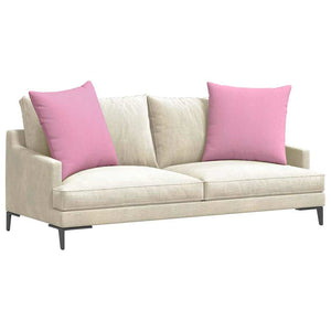 Sofakissen 2er Set Rosa 80x80 cm