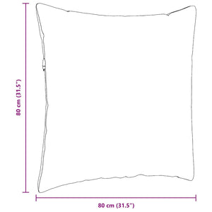 Sofakissen 2er Set Rosa 80x80 cm