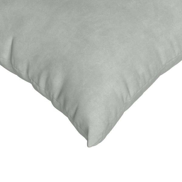 Sofakissen 2er Set Hellgrau Cord 80x80 cm