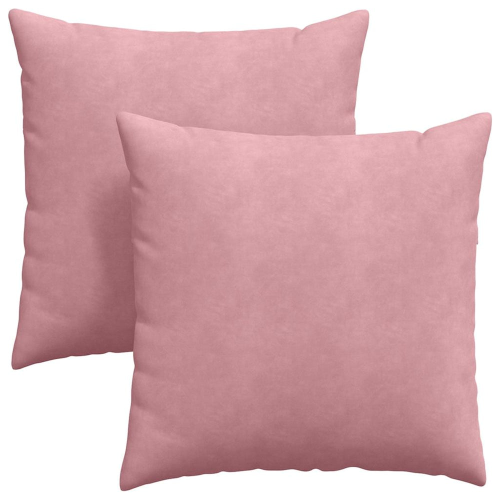 Sofakissen Rosa Cord 80x80cm 2er-Set