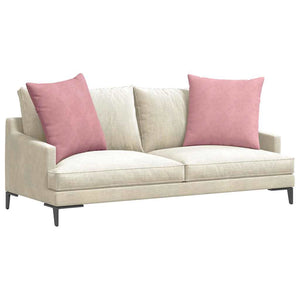 Sofakissen Rosa Cord 80x80cm 2er-Set
