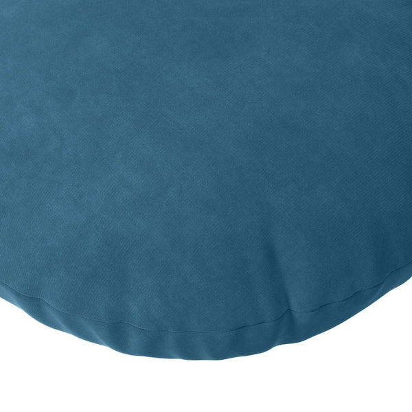 Samt Sitzkissen Blau 2er Set