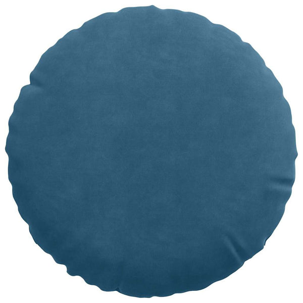 Samt Sitzkissen Blau 2er Set