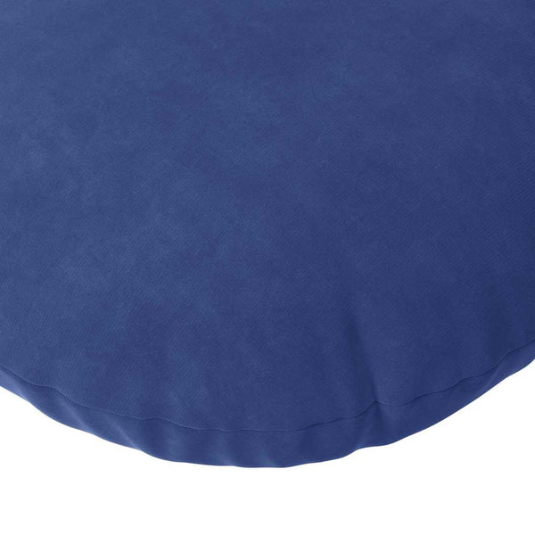 Samt Sitzkissen Polizeiblau 2er Set