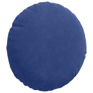 Samt Sitzkissen Polizeiblau 2er Set