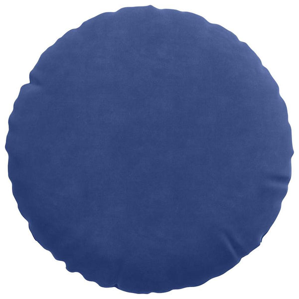 Samt Sitzkissen Polizeiblau 2er Set