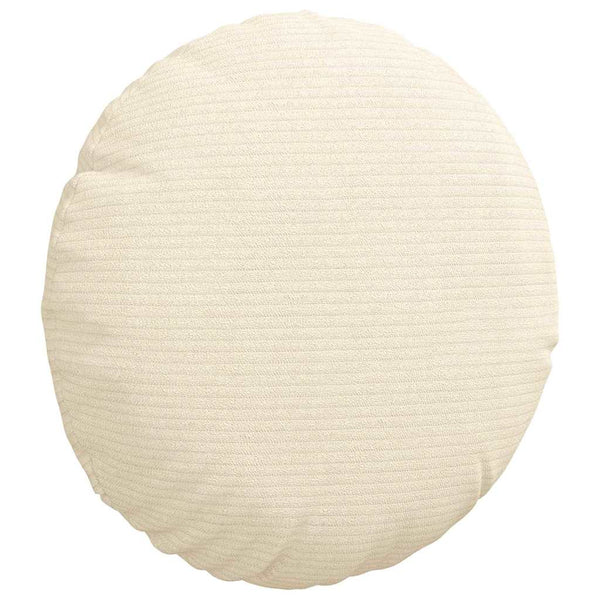 Sitzkissen 2er Set Creme Cord Ø30cm