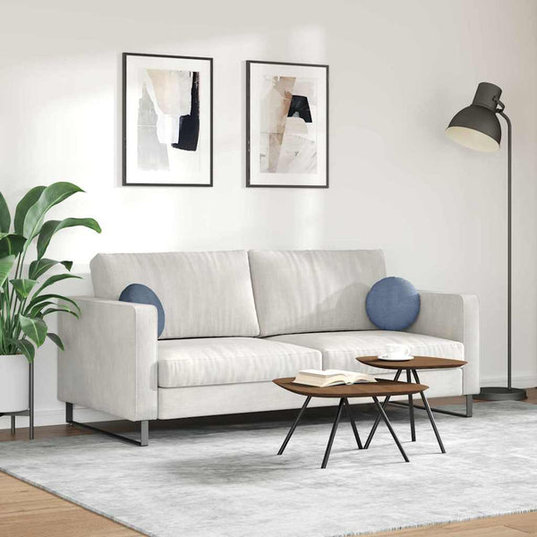 Sitzkissen 2er Set Blau Cord