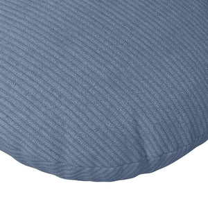 Sitzkissen 2er Set Blau Cord Ø 40cm