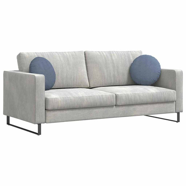 Sitzkissen 2er Set Blau Cord Ø 40cm