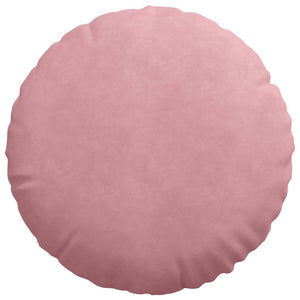 Rosa Samt Sitzkissen 2er Set Ø50cm