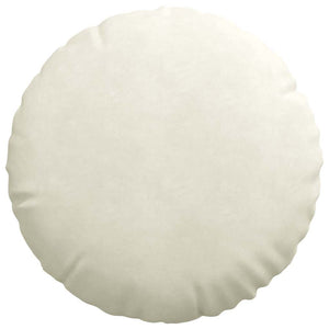 Sitzkissen Creme Samt 2er-Set Ø50cm