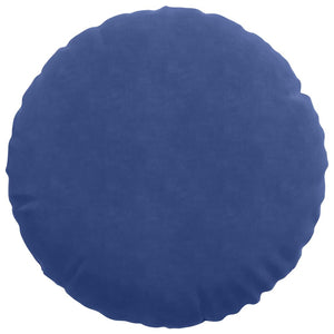 Samt Sitzkissen 2er Set, Polizeiblau