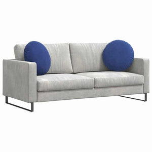 Samt Sitzkissen 2er Set, Polizeiblau