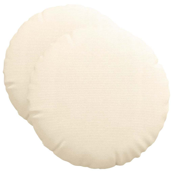 Creme Cord Sitzkissen, 2er Set