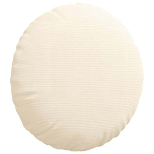Creme Cord Sitzkissen, 2er Set