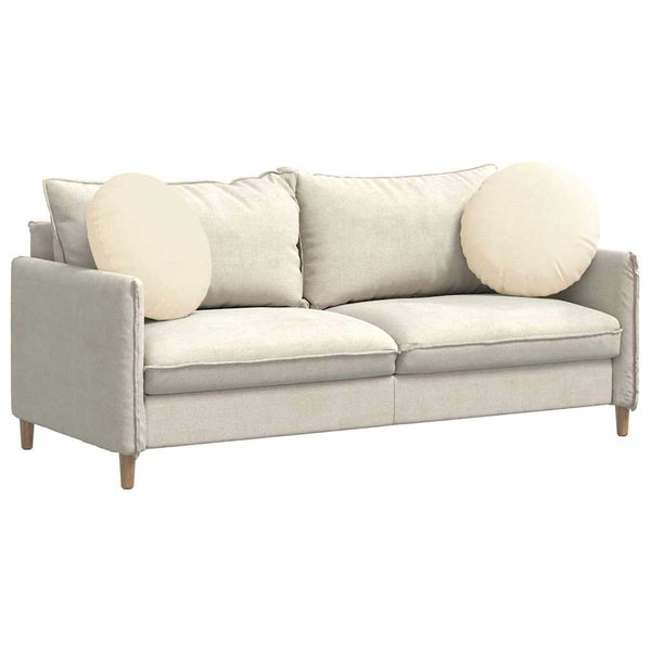 Creme Cord Sitzkissen, 2er Set