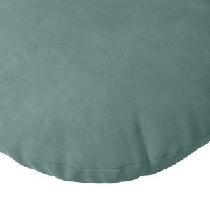 Sitzkissen 2er Set Meergrün Samt Ø60cm