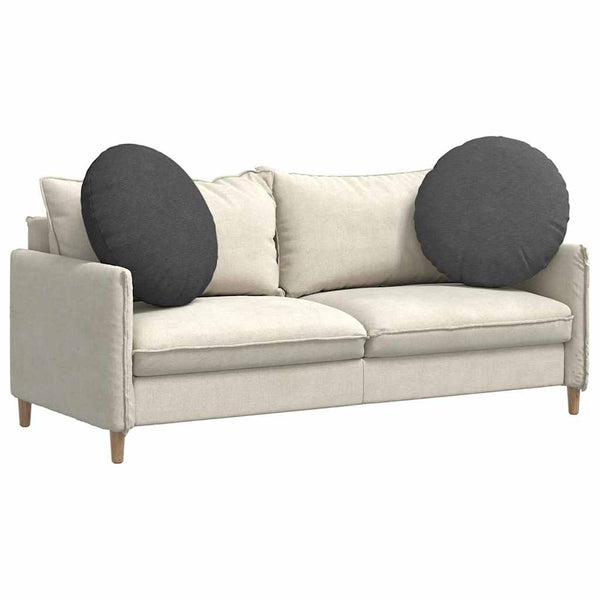 Sitzkissen 2er Set Dunkelgrau Cord