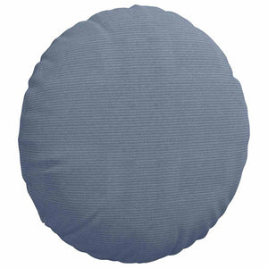 Blaue Cord Sitzkissen, 2er Set