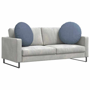 Blaue Cord Sitzkissen, 2er Set