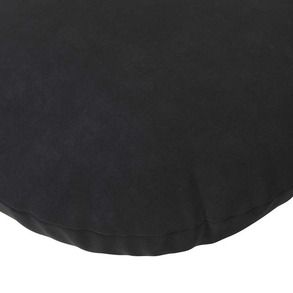 Samt Sitzkissen Schwarz 2er-Set Ø 80cm