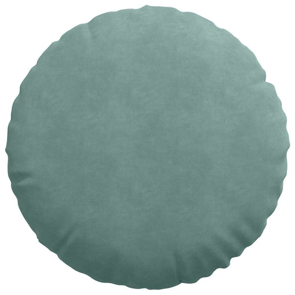 Sitzkissen 2er Set Meergrün Samt Ø 80cm