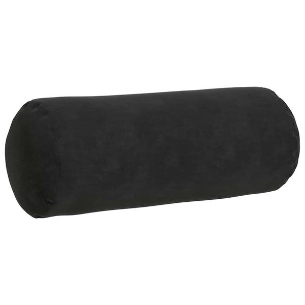 2er-Set Bolsterkissen Schwarz Cord