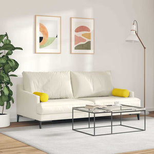 Gelbe Cord Bolsterkissen, 2er-Set