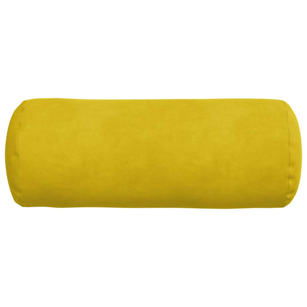 Gelbe Cord Bolsterkissen, 2er-Set