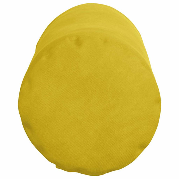 Gelbe Cord Bolsterkissen, 2er-Set